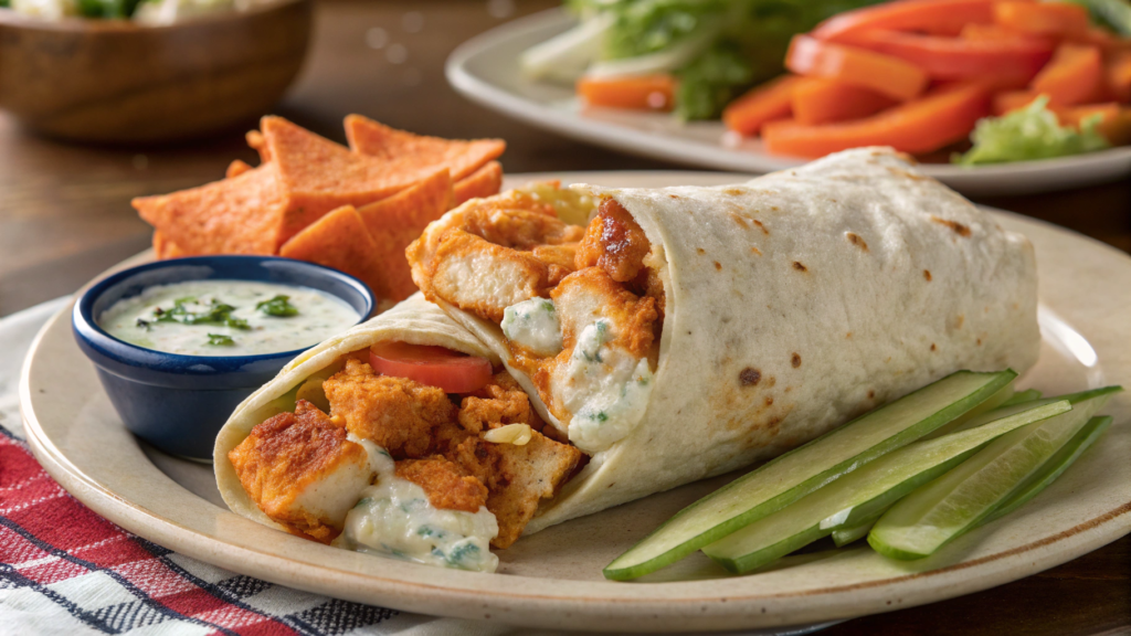 cheddars buffalo chicken wrap