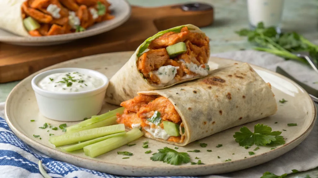 buffalo chicken wraps