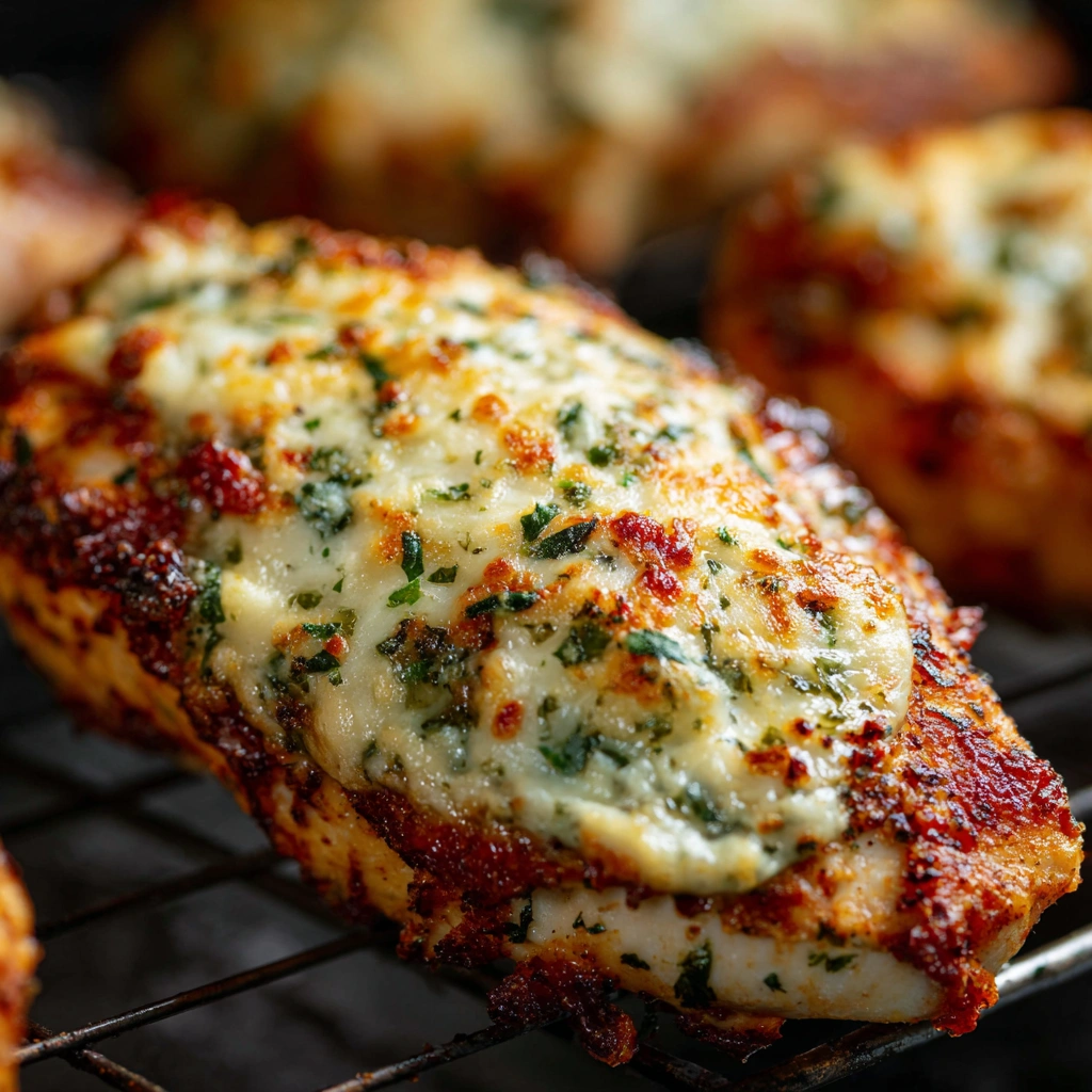 Longhorn Steakhouse Parmesan Crusted Chicken cooking process