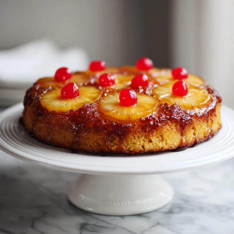 Pineapple Upside Down Cake (So Easy!)